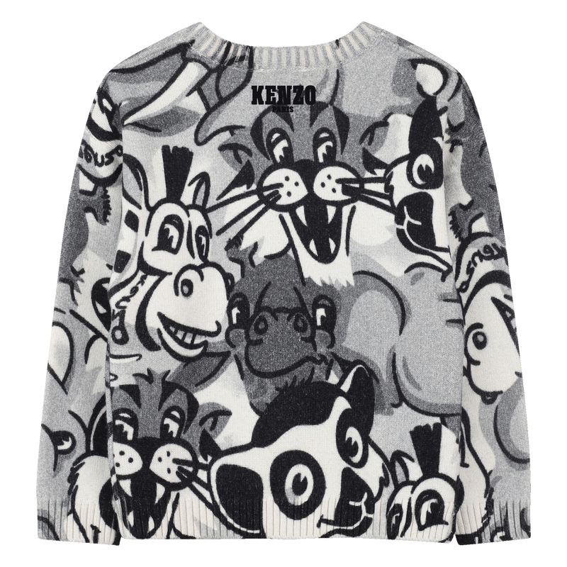 Maglione in maglia con scollo rotondo KENZO KIDS 
                        UNISEX