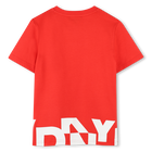 T-shirt ampia in cotone DKNY 
                    BAMBINO