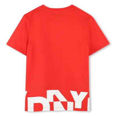 T-shirt ampia in cotone DKNY RAGAZZO