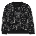 Felpa in pile KARL LAGERFELD KIDS 
                    RAGAZZO