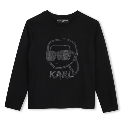 Maglietta a maniche lunghe KARL LAGERFELD KIDS RAGAZZO
