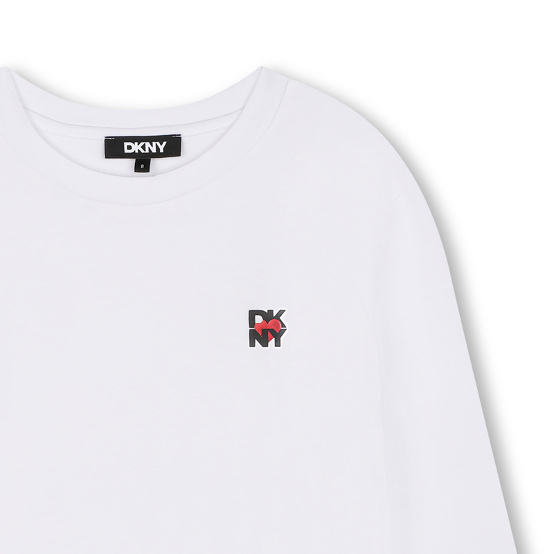 T-shirt a maniche lunghe DKNY 
                        BAMBINA