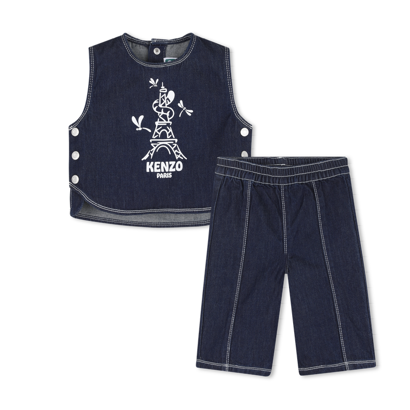 SET TOP E PANTALONI KENZO KIDS 
                        BAMBINA