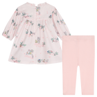 Vestito e leggings in cotone KENZO KIDS 
                    BAMBINA