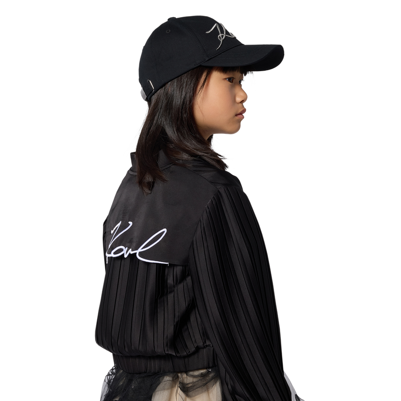 Giacca con maniche plissettate KARL LAGERFELD KIDS 
                        BAMBINA
