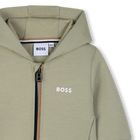 Cardigan con cappuccio BOSS 
                    RAGAZZO