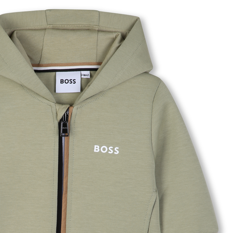 Cardigan con cappuccio BOSS 
                        RAGAZZO