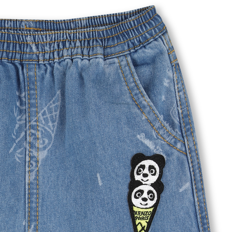 BERMUDA IN DENIM KENZO KIDS 
                        RAGAZZO