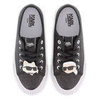 Sneakers basse con lacci KARL LAGERFELD KIDS 
                    BAMBINA