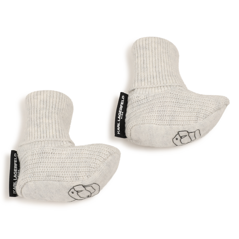Completo berretto e scarpine KARL LAGERFELD KIDS 
                        UNISEX