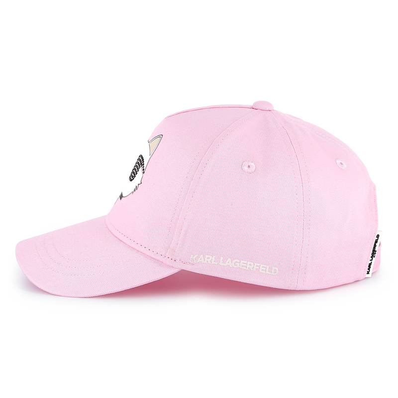 Cappello regolabile in cotone KARL LAGERFELD KIDS 
                        BAMBINA