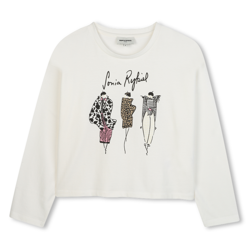 T-shirt a maniche lunghe SONIA RYKIEL 
                        BAMBINA