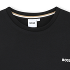 Felpa girocollo tinta unita BOSS 
                    RAGAZZO