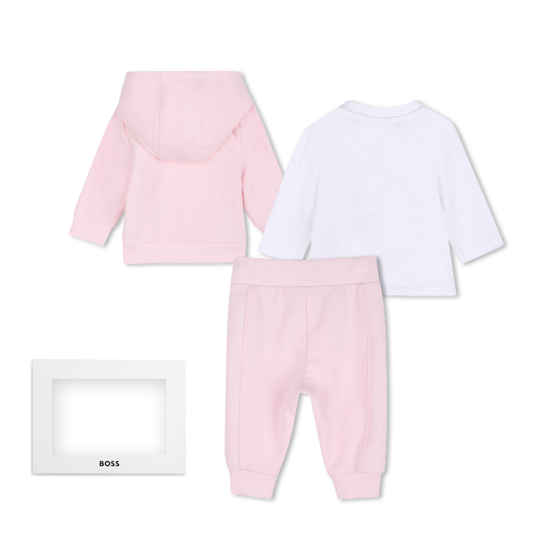 Set pantalone, cardigan e t-shirt BOSS 
                        BAMBINA