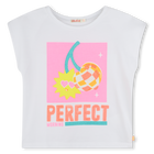 T-shirt in cotone con stampa BILLIEBLUSH 
                    BAMBINA