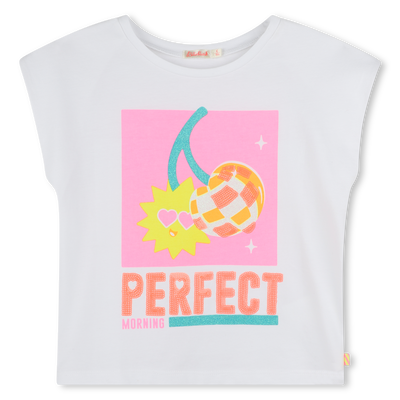 T-shirt in cotone con stampa BILLIEBLUSH BAMBINA