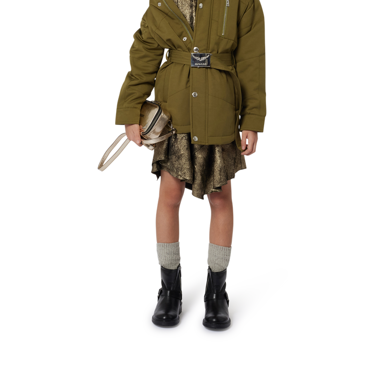 Stivaletti di pelle con zip ZADIG & VOLTAIRE 
                        BAMBINA