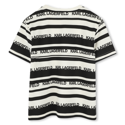 T-shirt a maniche corte KARL LAGERFELD KIDS RAGAZZO