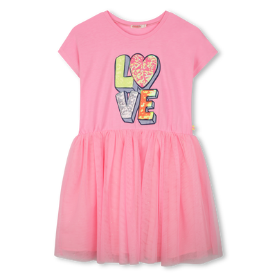 Abito bimateriale BILLIEBLUSH BAMBINA