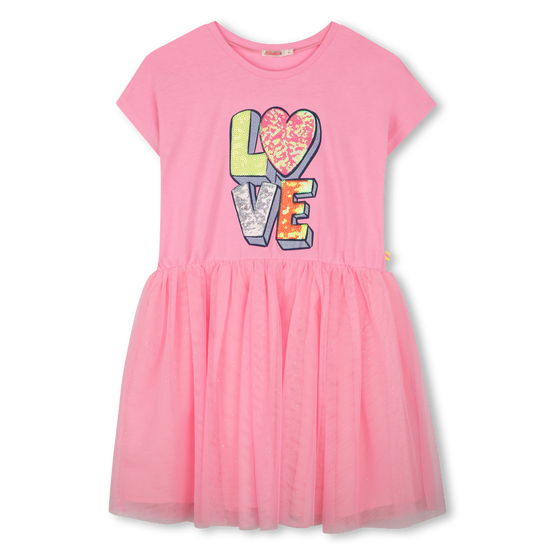 Abito bimateriale BILLIEBLUSH 
                        BAMBINA