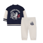Completo cardigan e pantaloni KENZO KIDS 
                    RAGAZZO