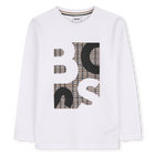 T-shirt a maniche lunghe, BIANCO, hi-res