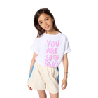 T-shirt a maniche corte BILLIEBLUSH 
                    BAMBINA