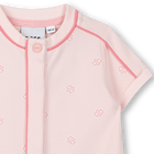 Tutina corta intera stampata BOSS 
                    BAMBINA