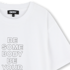 T-shirt a maniche corte cotone DKNY 
                    BAMBINA