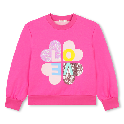 Felpa in tessuto garzato BILLIEBLUSH BAMBINA