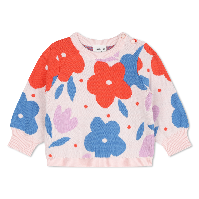 Maglione con motivo a fiori CARREMENT BEAU 
                        BAMBINA