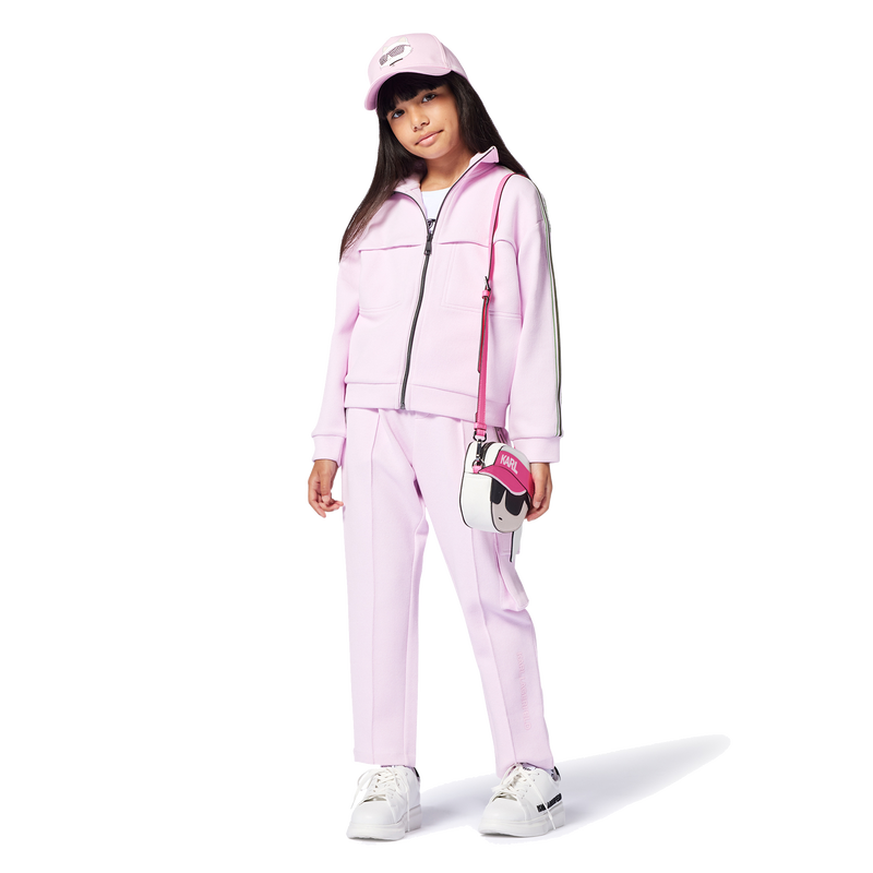 Borsa regolabile con zip KARL LAGERFELD KIDS 
                        BAMBINA