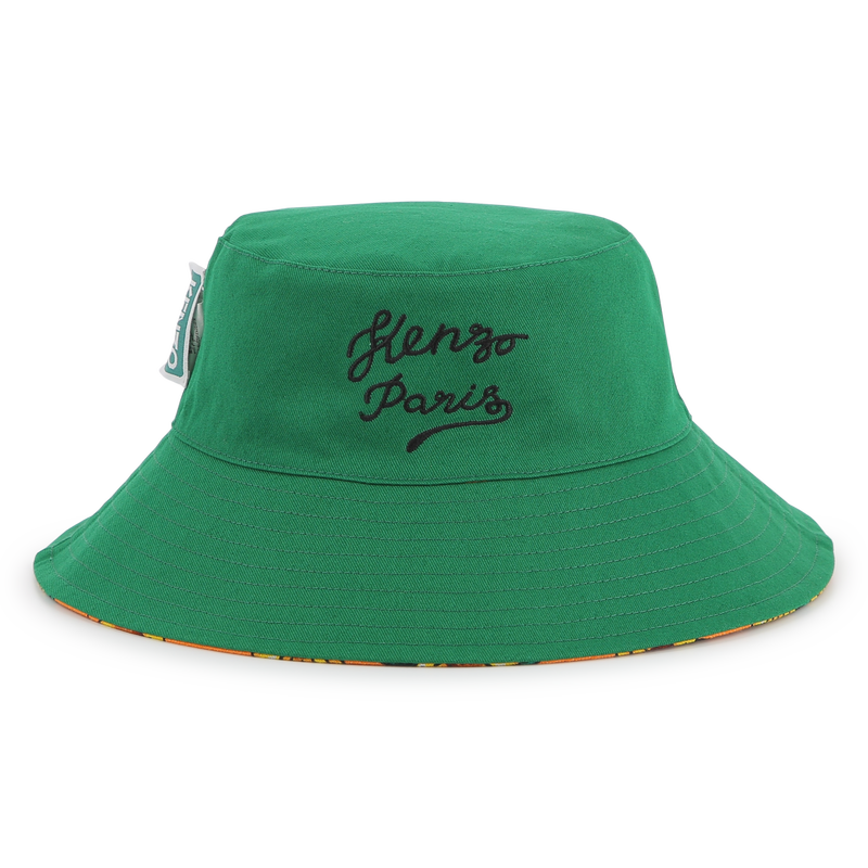 Bob reversibile in cotone KENZO KIDS 
                        UNISEX