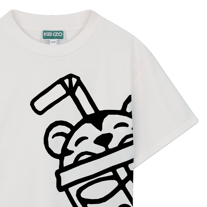 T-SHIRT A MANICHE CORTE KENZO KIDS 
                        RAGAZZO