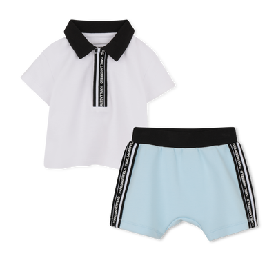 SET T-SHIRT E PANTALONCINI KARL LAGERFELD KIDS RAGAZZO