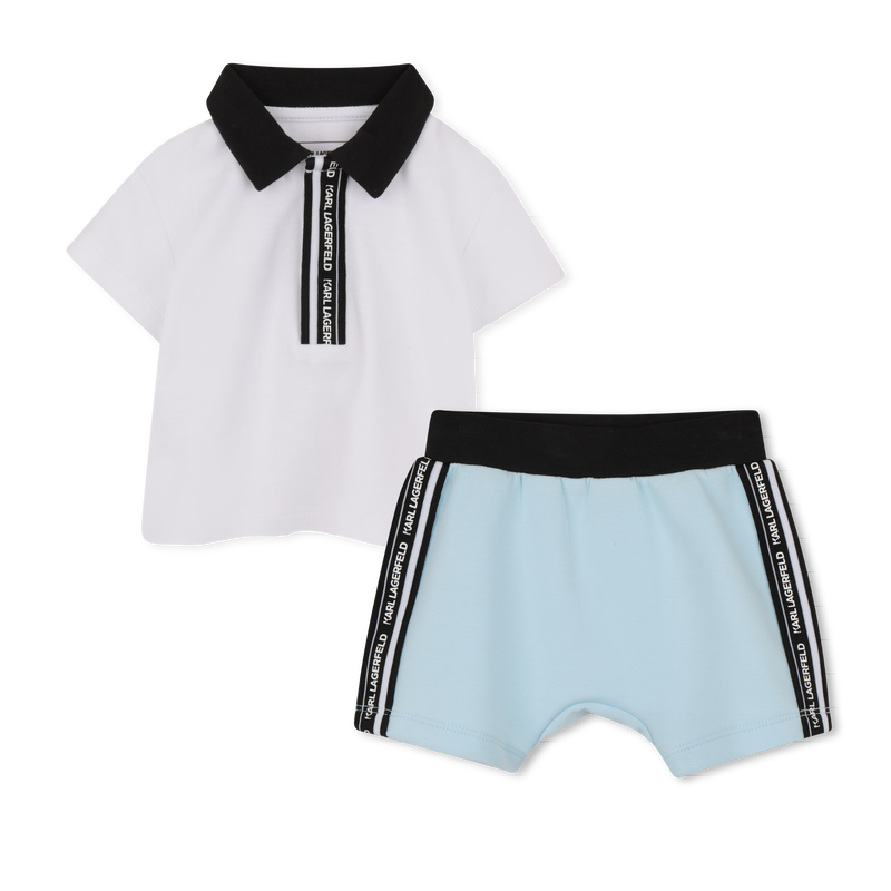 SET T-SHIRT E PANTALONCINI KARL LAGERFELD KIDS 
                        RAGAZZO