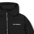 Giacca a vento con cappuccio KARL LAGERFELD KIDS 
                    RAGAZZO