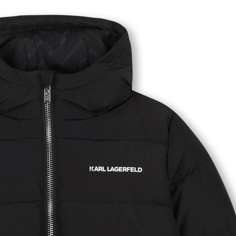 Giacca a vento con cappuccio KARL LAGERFELD KIDS 
                        RAGAZZO