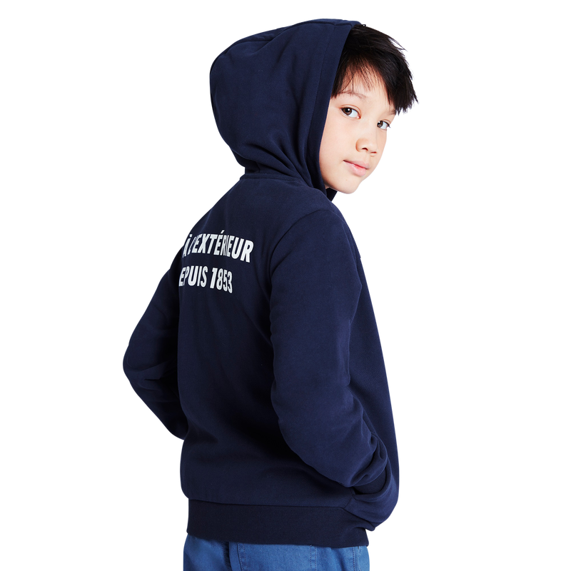 Felpa con zip e cappuccio