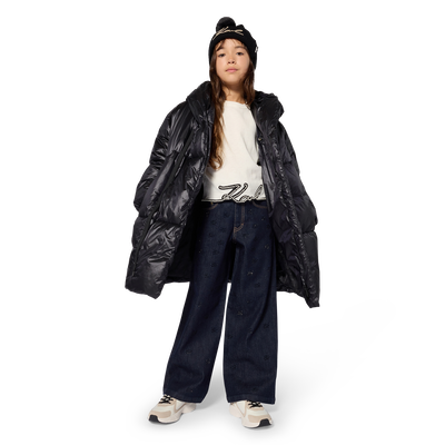 Piumino lungo KARL LAGERFELD KIDS BAMBINA