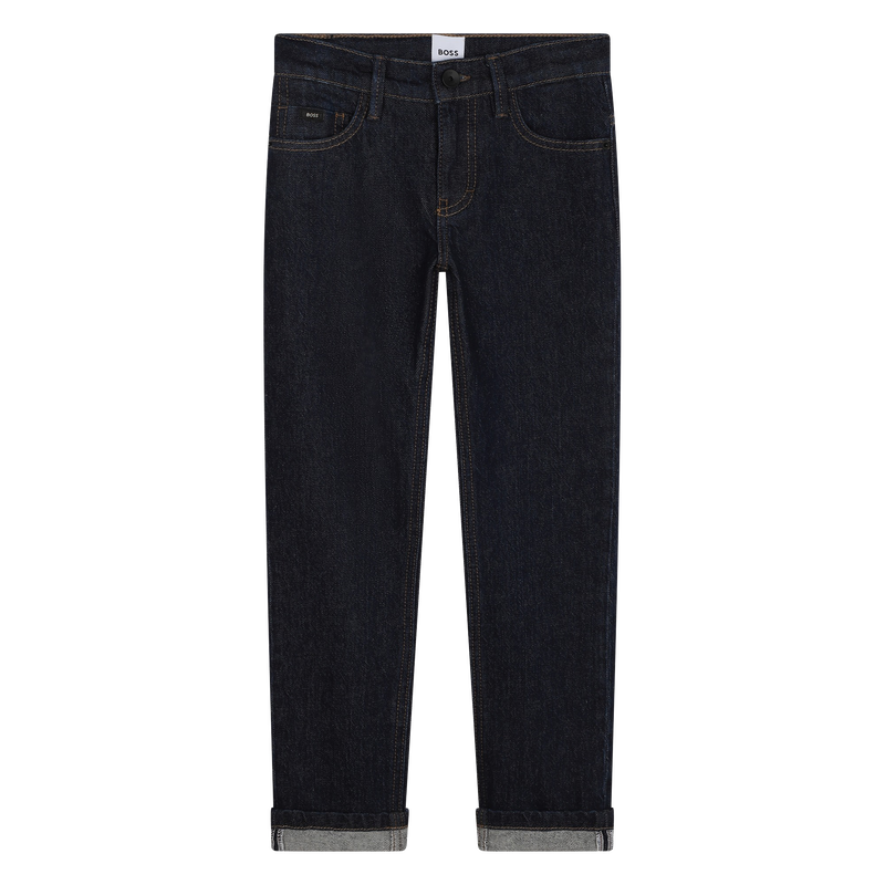 Jeans con vita regolabile BOSS 
                        RAGAZZO