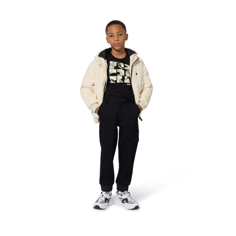 Pantaloni button-down BOSS 
                        RAGAZZO