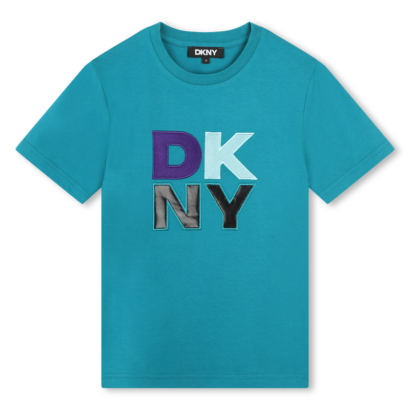 Short-Sleeved Cotton T-Shirt DKNY 
                        RAGAZZO