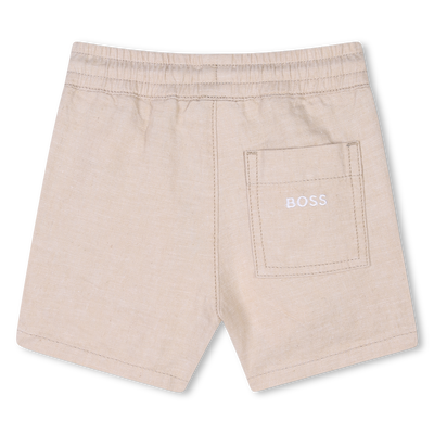 Shorts in lino e cotone BOSS RAGAZZO