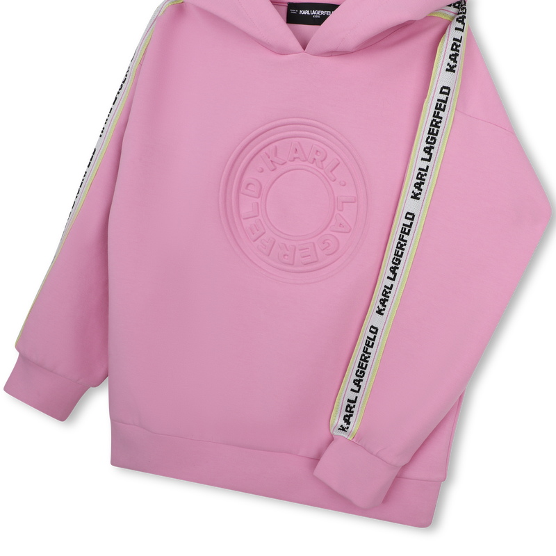 Felpa con cappuccio KARL LAGERFELD KIDS 
                        BAMBINA