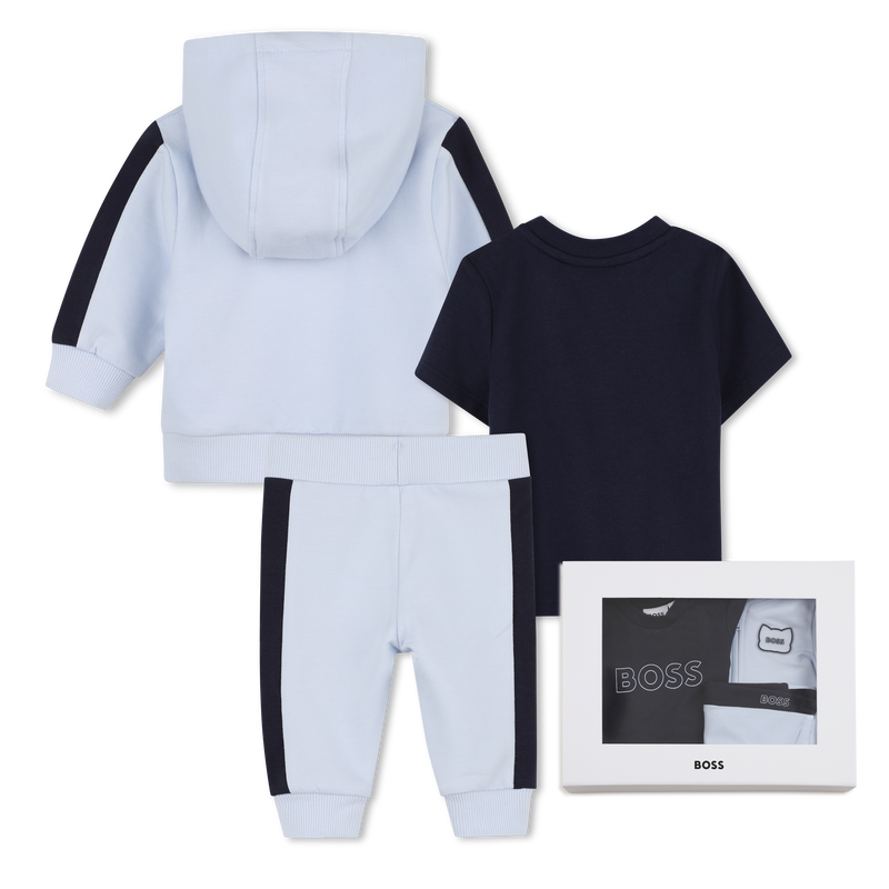 SET CARDIGAN + PANTALONI + T-SHIRT BOSS 
                        RAGAZZO