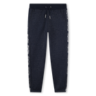 Pantaloni da jogging in felpa, MARINE, hi-res
