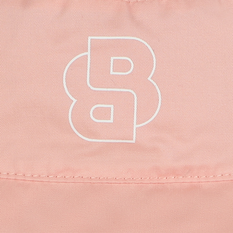 Bob con volant in cotone BOSS 
                        BAMBINA