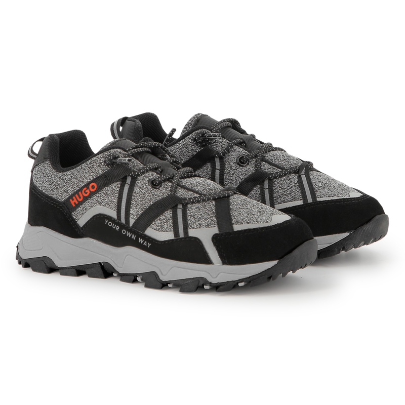 Sneakers in maglia HUGO 
                        BAMBINO