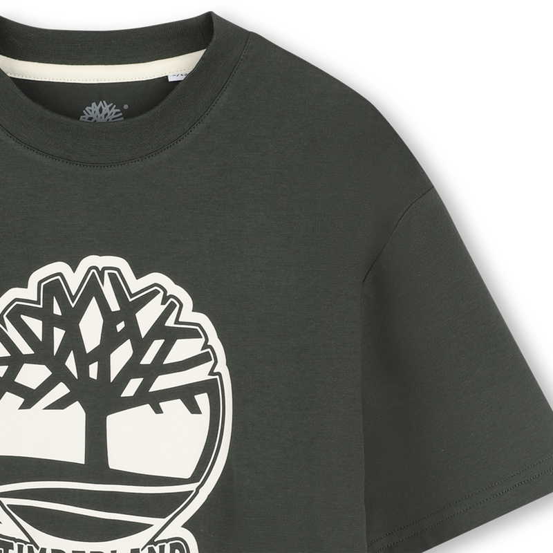 T-shirt bicolore con logo TIMBERLAND 
                        RAGAZZO